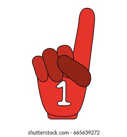 Number one glove design