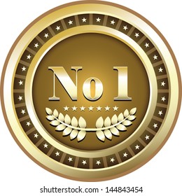 Number One Gold Shield