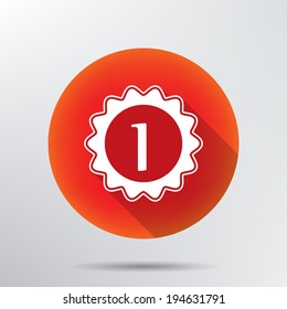 number one icon.
