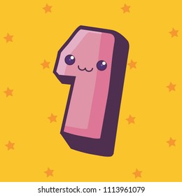 number one kawaii comic character
