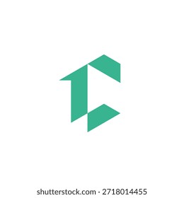 Number One Letter C Logo 