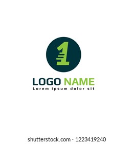 number one logo concept. Designed for your web site design, logo, app, UI