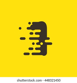 Number one logo for fast speed taxi service. Colorful vector design for banner, presentation, web page, card, labels or posters.
