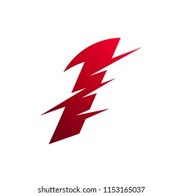 number one logo template with scratch style, 1 logo