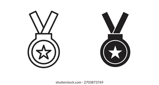 Number one medal icon for web design, mobile apps