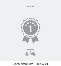 Number one symbol icon