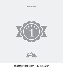 Number one symbol icon
