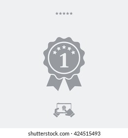 Number one symbol icon