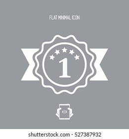 Number one symbol icon