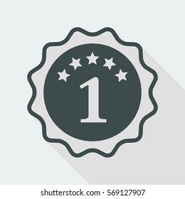 Number one symbol icon