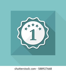 Number one symbol icon
