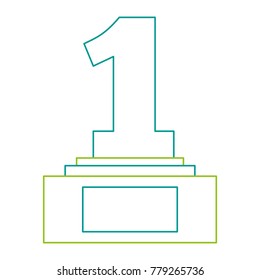 number one trophy award