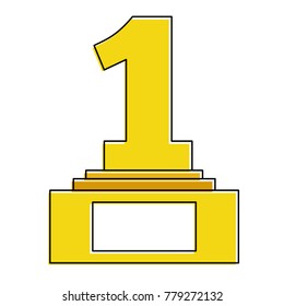 number one trophy award