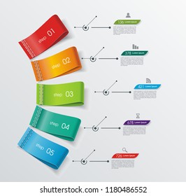 Diseño de banners de opción de número, que se pueden utilizar para planes de pago, servicios en línea, tabla de precios, sitios web y aplicaciones.