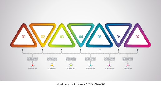 Number Option banners design, can be used for, online services,  websites and applications.