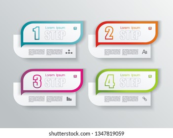 Number Option banners design, can be used for payment plans, online services, pricing table, websites and applications.