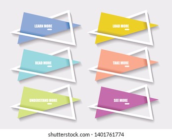 Number Option banners design, can be used for payment plans, online services, pricing table, websites and applications.