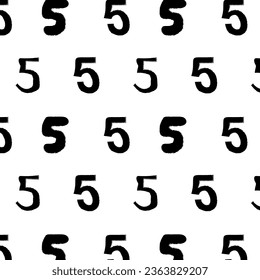 Number Pattern, 5 Pattern, Five Pattern, Background, Wallpaper