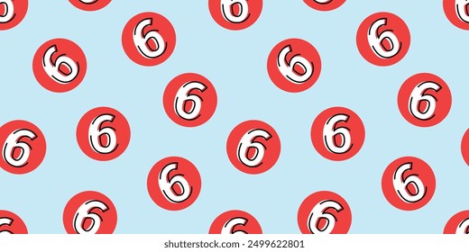 Number. the pattern. seamless pattern. a pattern of numbers. different numbers. on a colored background. seamless. beautiful. for textiles. on the background. vector. red numbers.