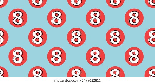 Number. the pattern. seamless pattern. a pattern of numbers. different numbers. on a colored background. seamless. beautiful. for textiles. on the background. vector. red numbers.
