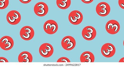 Number. the pattern. seamless pattern. a pattern of numbers. different numbers. on a colored background. seamless. beautiful. for textiles. on the background. vector. red numbers.