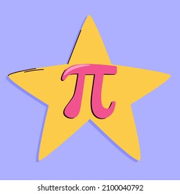  The Number Of Pi. International Pi Day. Mathematical Constant, Irrational Number. 