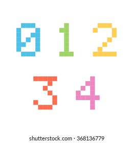 number pixel color