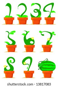 Number plant ONE to TEN