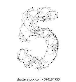 The number of plexes atomic lattice on a white background.