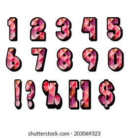 Number Poly Vector set 1