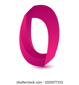 number purple logo vector illustration