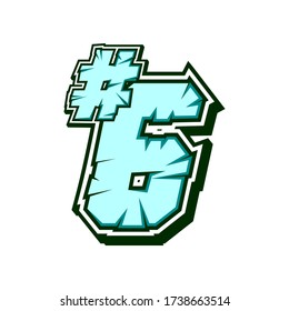 Number race icon vector. Simple of racing number. Flat design, Editable. Vector Illustration EPS 10