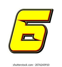 Number race icon vector. Simple of racing number. Flat design, Editable. Vector Illustration EPS 10
