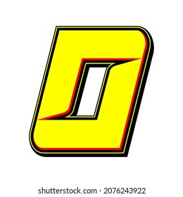 Number race icon vector. Simple of racing number. Flat design, Editable. Vector Illustration EPS 10