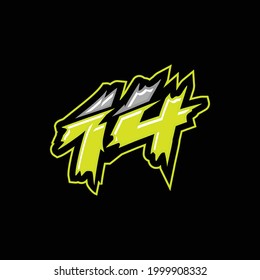 Number racing design vector, number 