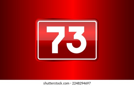Number Red Elegant Tech Logo