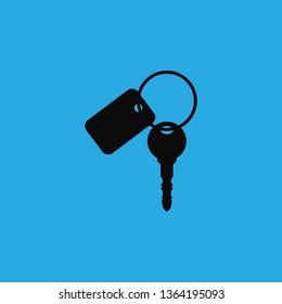 number room key icon vector