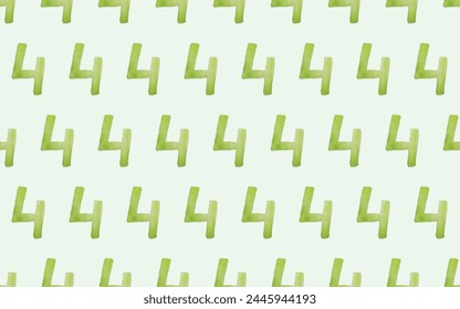 Number. seamless pattern. watercolor room. watercolour. watercolor background. seamless background. background. figure. vector. different shades. on a white background.