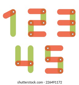Number set 1-5