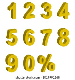 number set 3D vector