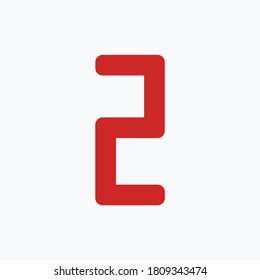 Number set design wih white background - vector