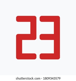 Number set design wih white background - vector