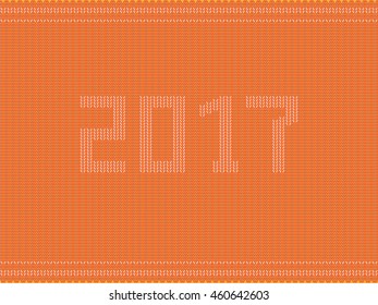 Number set ,fabric, vector background,Happy new year