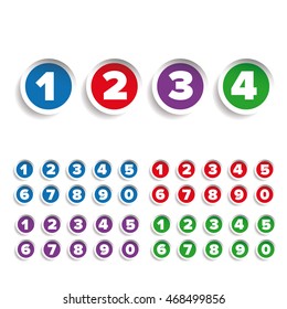 Number set label vector