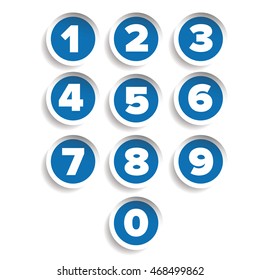 Number set label vector