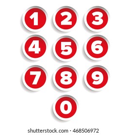 Number set label vector