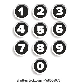 Number set label vector