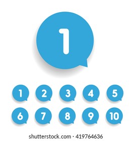 Number set round vector