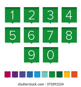 Number set vector pointer