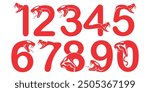 Number sets up to premium custom with snake combinations